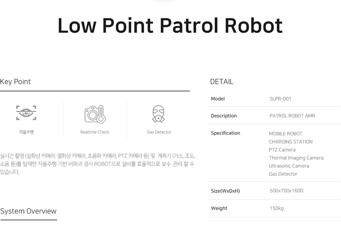 Low Point Patrol Robot